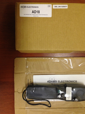 Adams Electronics AD18, Ручной металлодетектор (металлоискатель)