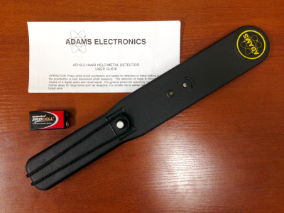Adams Electronics AD10-2, Ручной металлодетектор (металлоискатель)